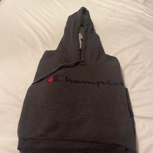 Men’s medium gray Champion Hoodie